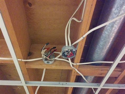 ceiling junction box installation|installing electrical box in ceiling.